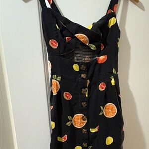 Forever 21 black citrus dress
